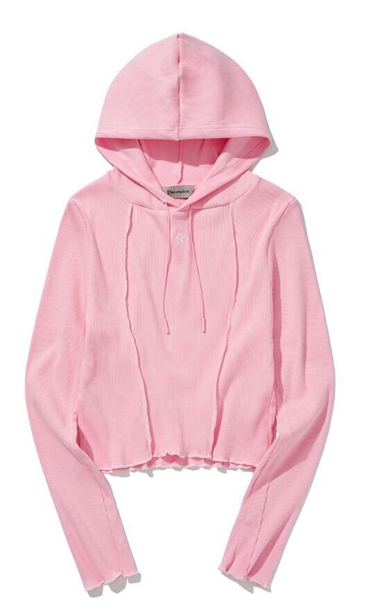 ☆NMIXX ソリュン 着用!!【Dauspice】Logo Crop Hoodie ☆NMIXX ソリュン 着用!!【Dauspice】Logo Crop Hoodie