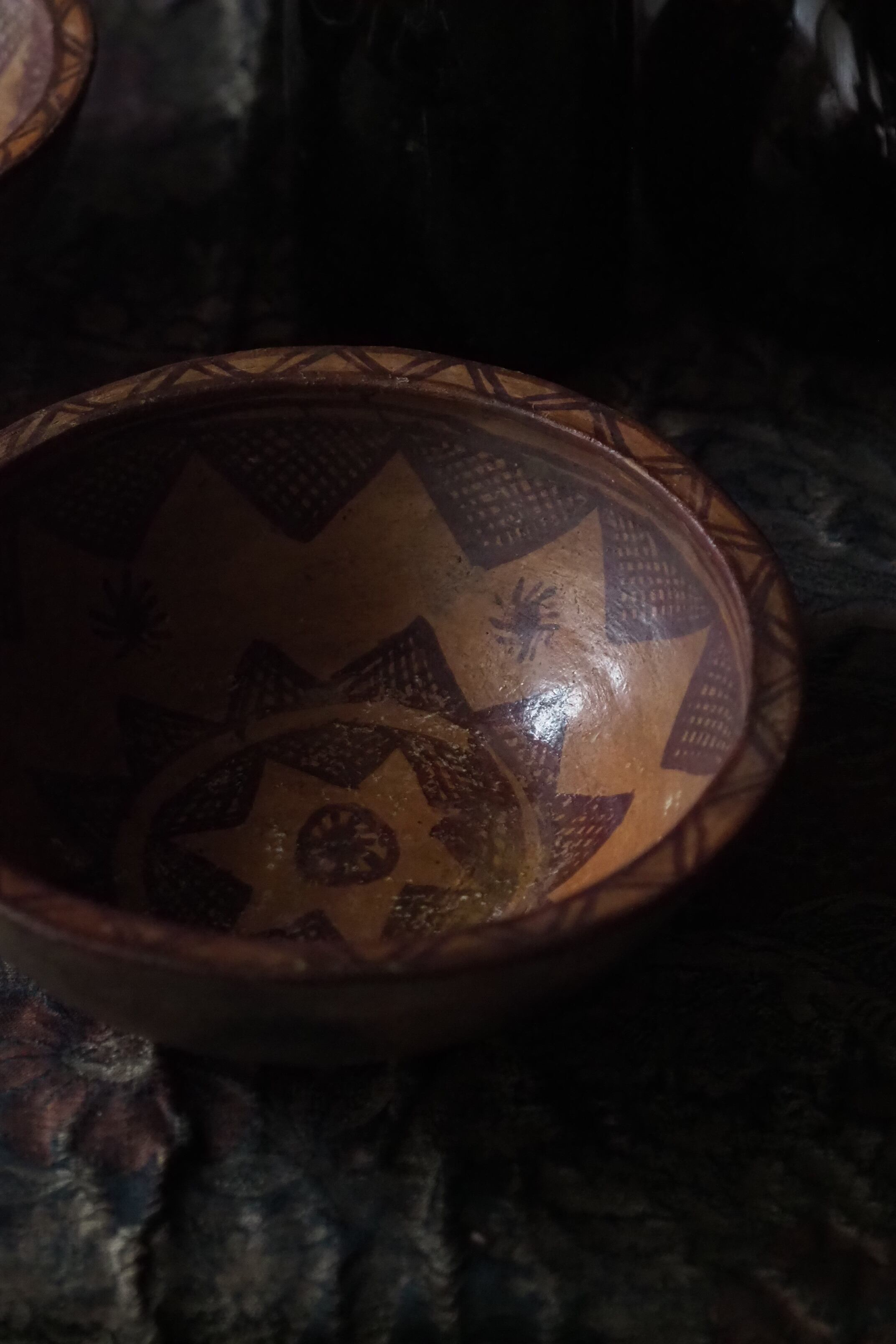 北アフリカのボウル-antique African terra cotta bowl | アンティーク