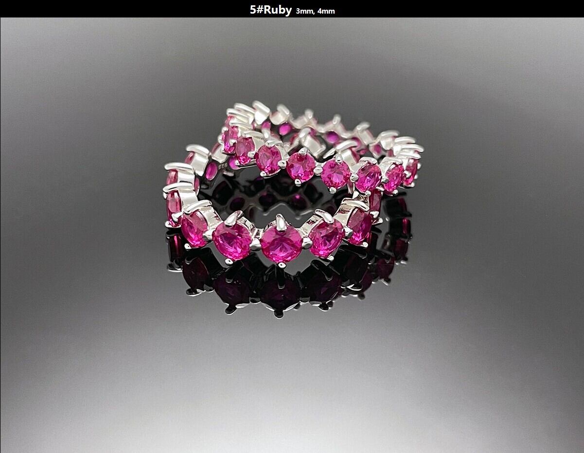 5#Ruby 3mm,4mm