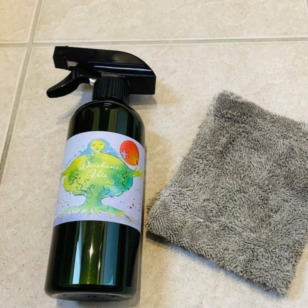 玄関のたたきのお掃除に