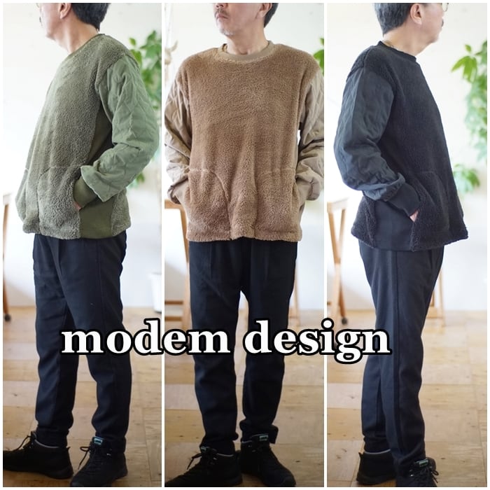 modemdesign モデムデザイン ボアフリース キルティング