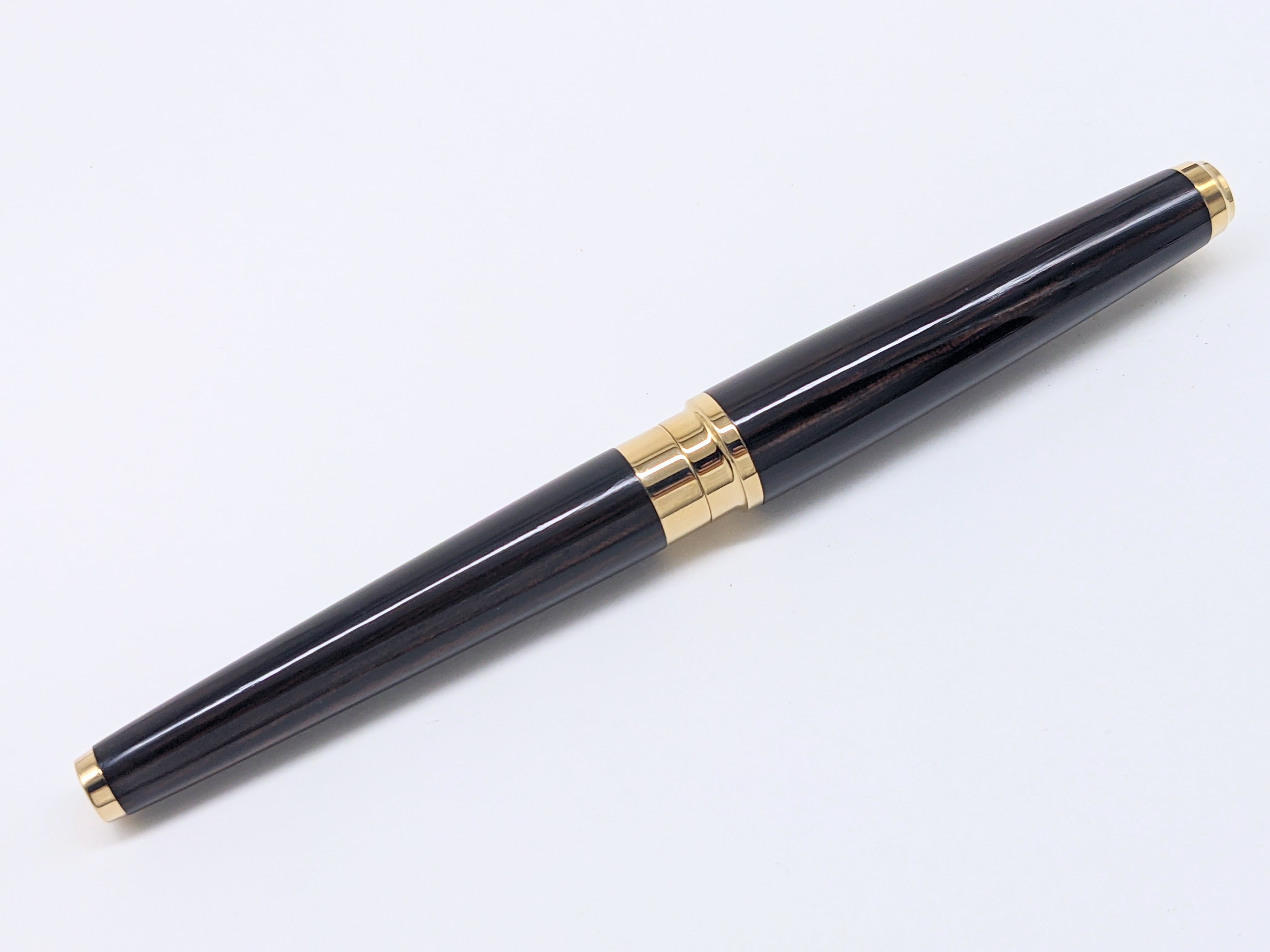 80s セーラー万年筆 世界の銘木シリーズ 黒檀 旧 SAILOR （中字） 18K