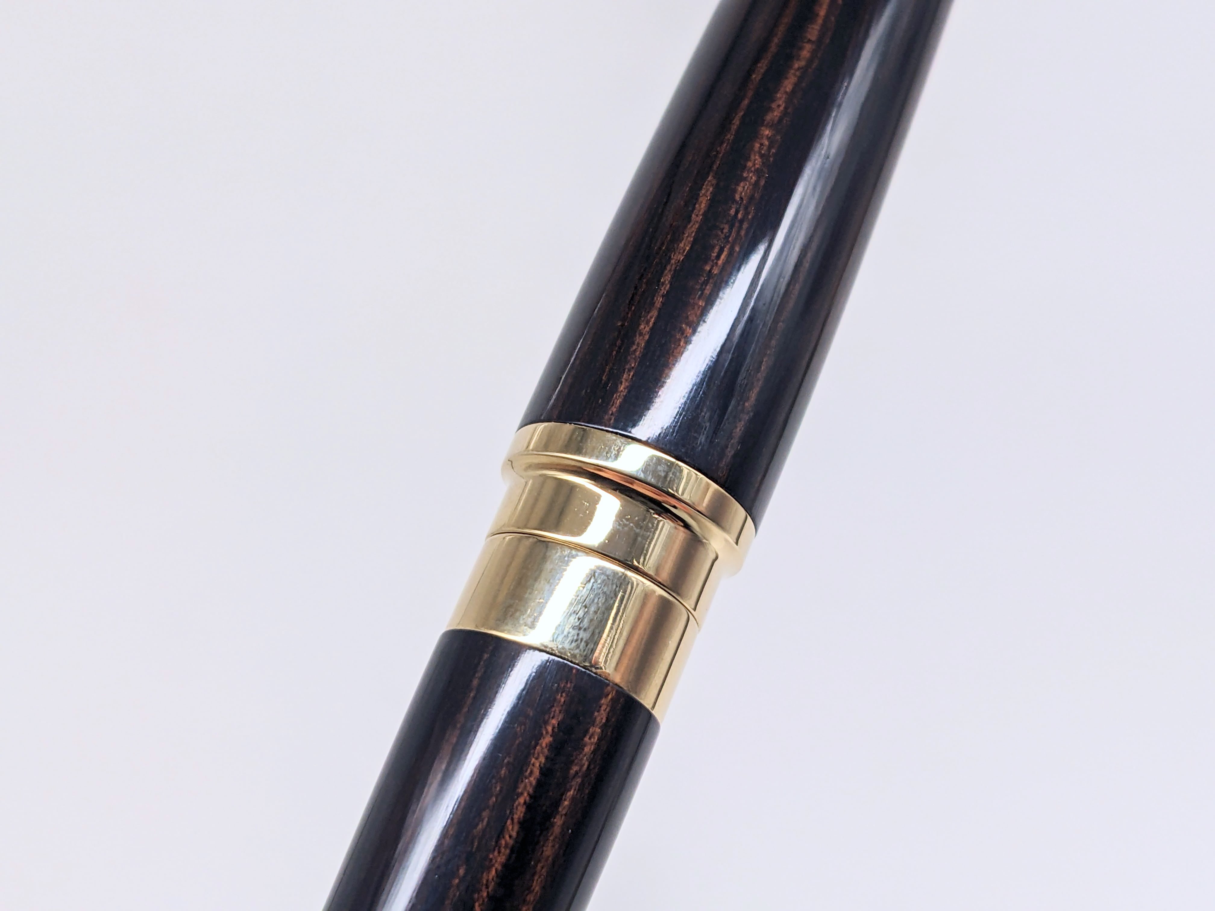 80s セーラー万年筆 世界の銘木シリーズ 黒檀 旧 SAILOR （中字） 18K