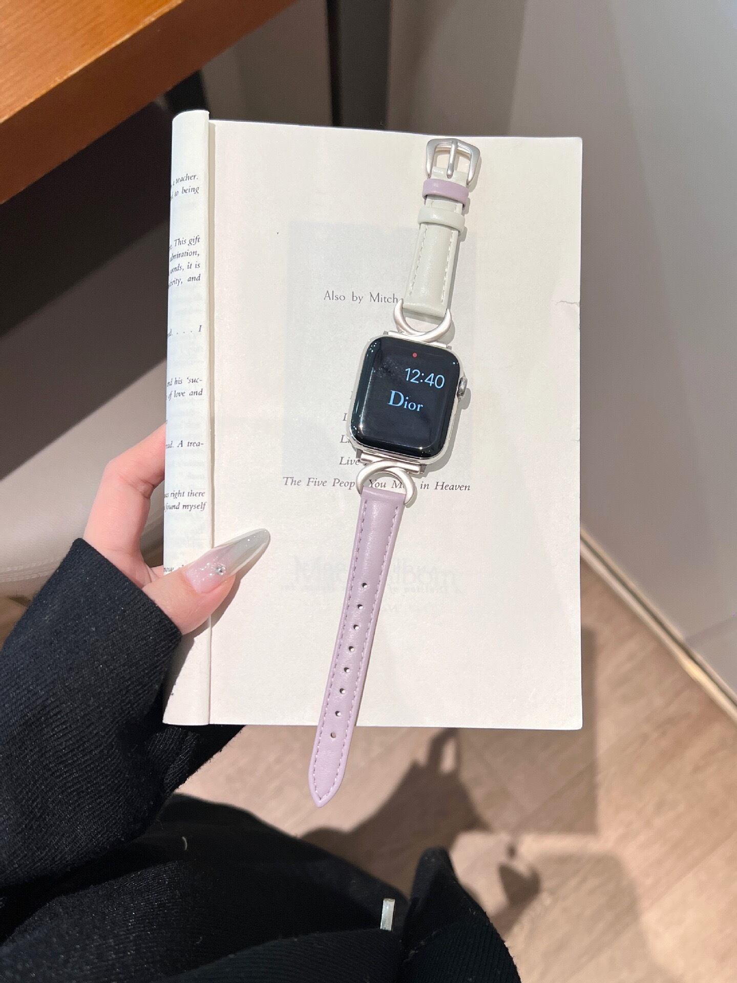 #4：ホワイト×パープル