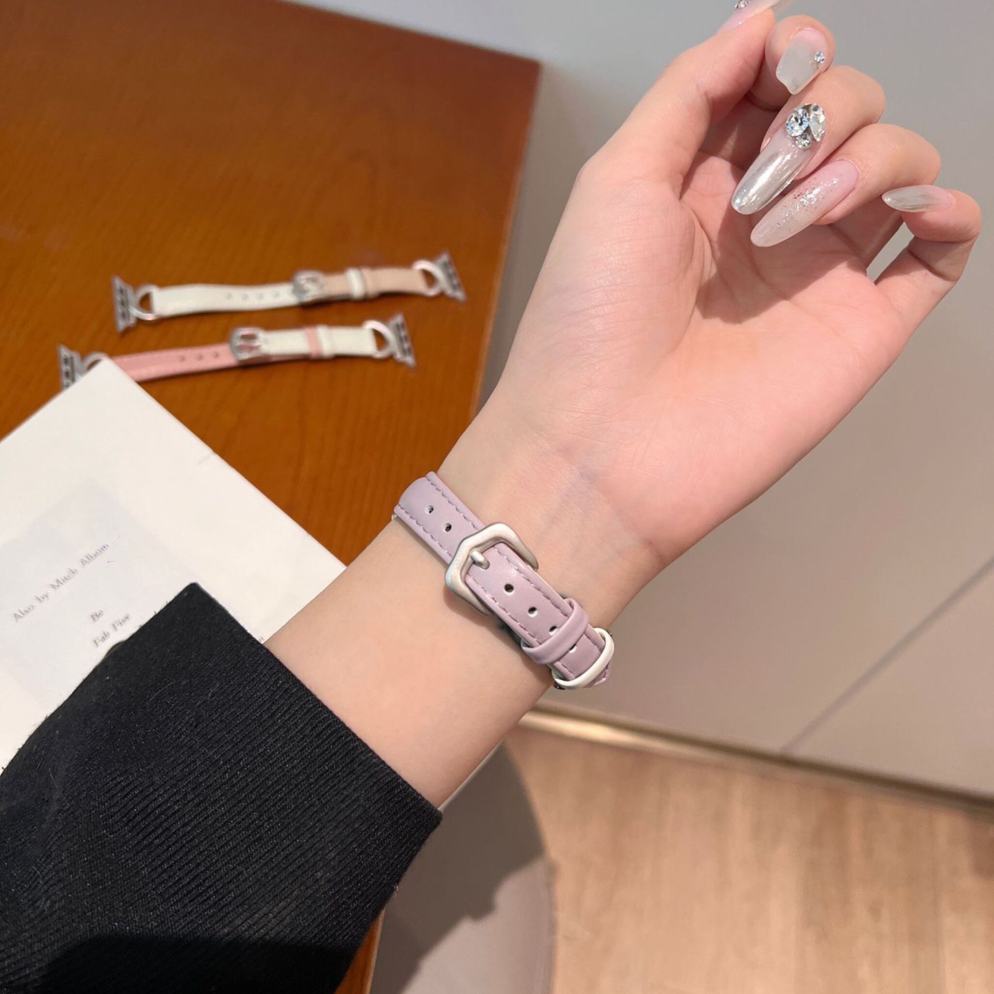 #4：ホワイト×パープル