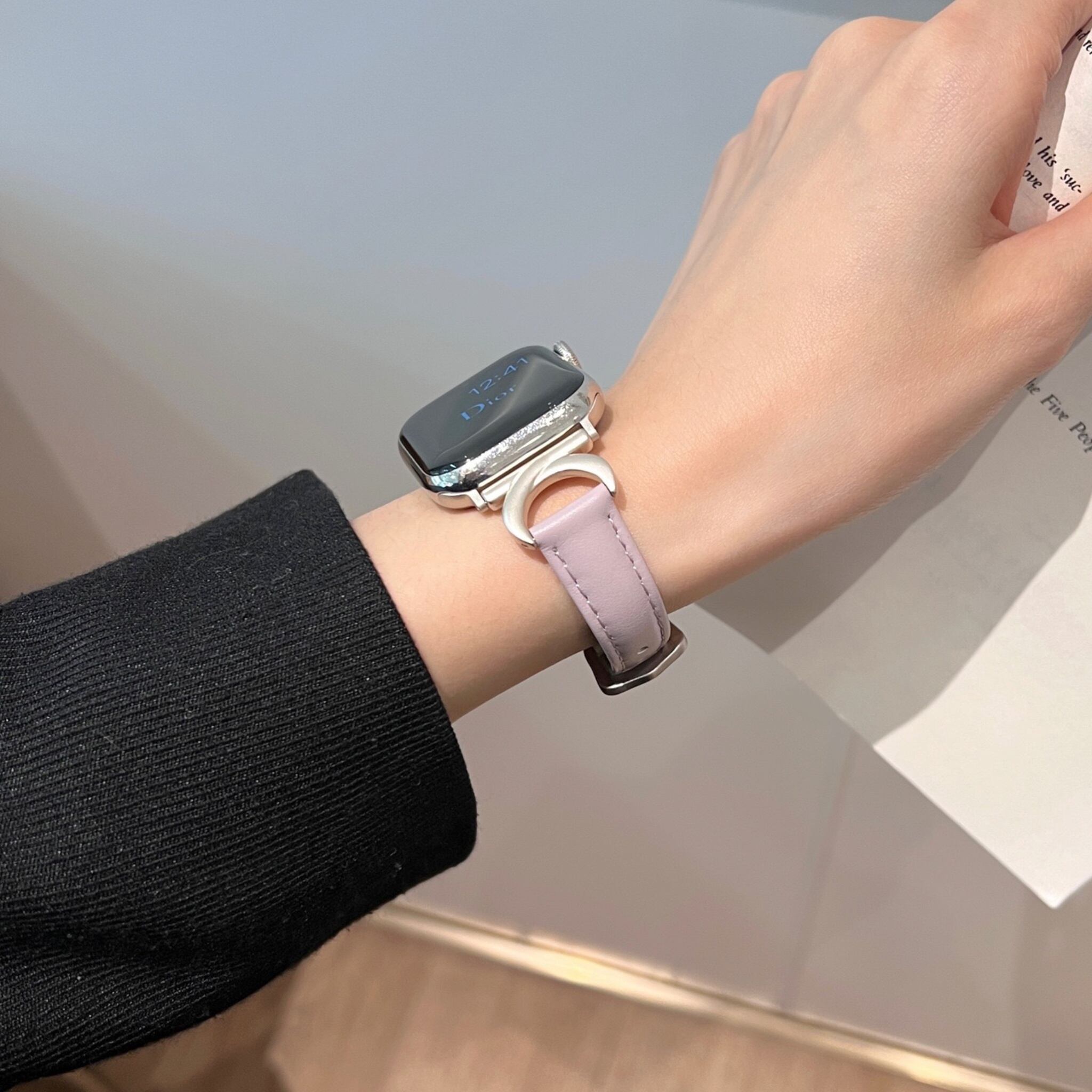 #4：ホワイト×パープル