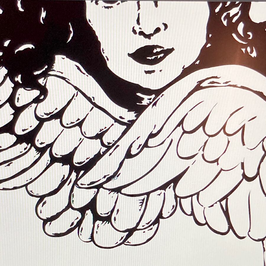 描き下ろし中の図