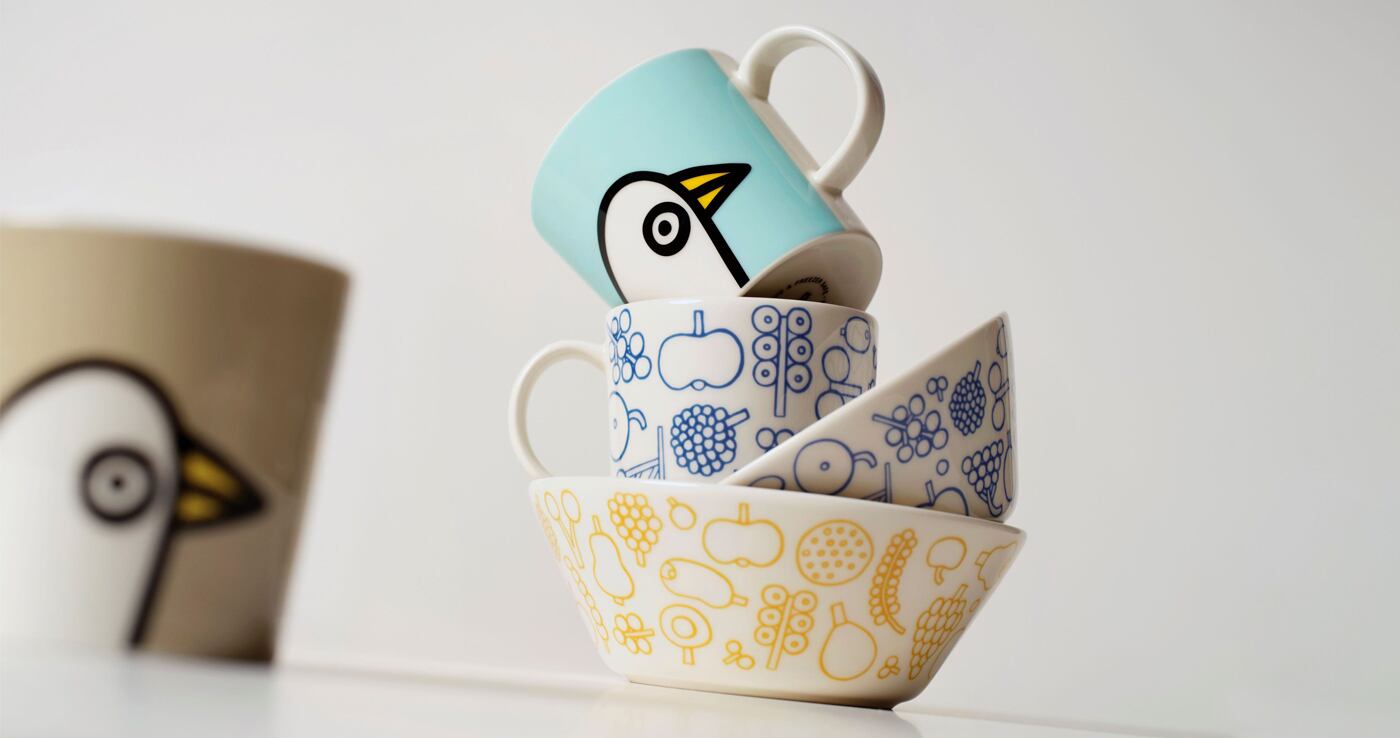 数量限定》オイバ トイッカ マグ フルッタ イエロー 0.3L［ iittala