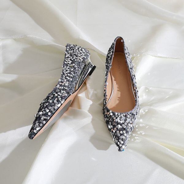 【ローヒール】シルバー