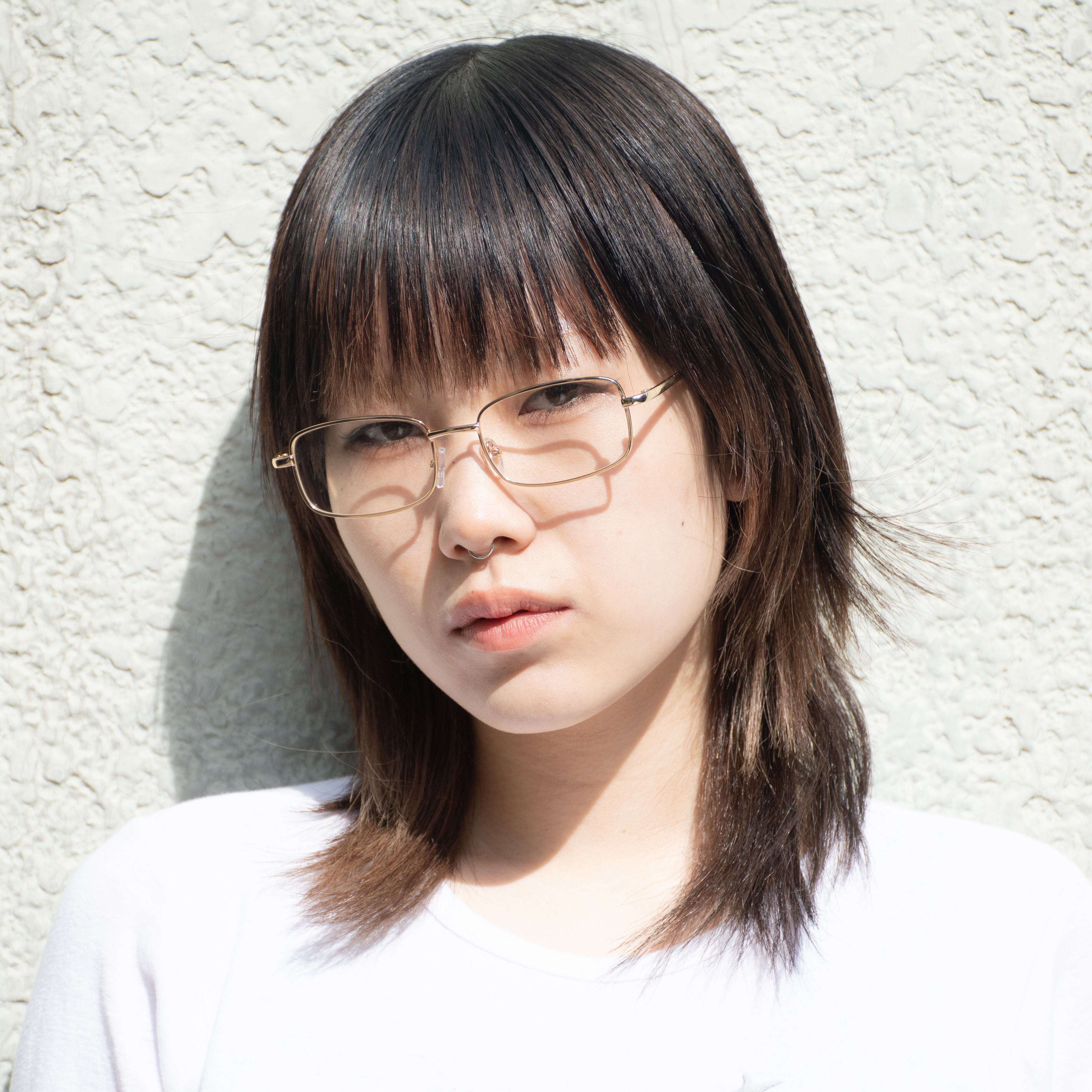 ゴールド×クリアレンズ