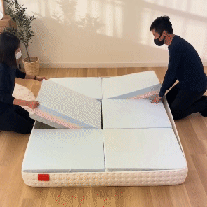 硬さ調整は、裏表を入れ替えるだけでカンタン