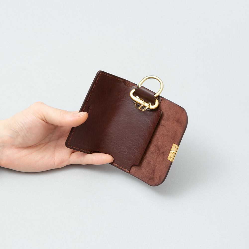 内側はキーリングと干渉していないため通常の仕様と同じようにご使用いただけます