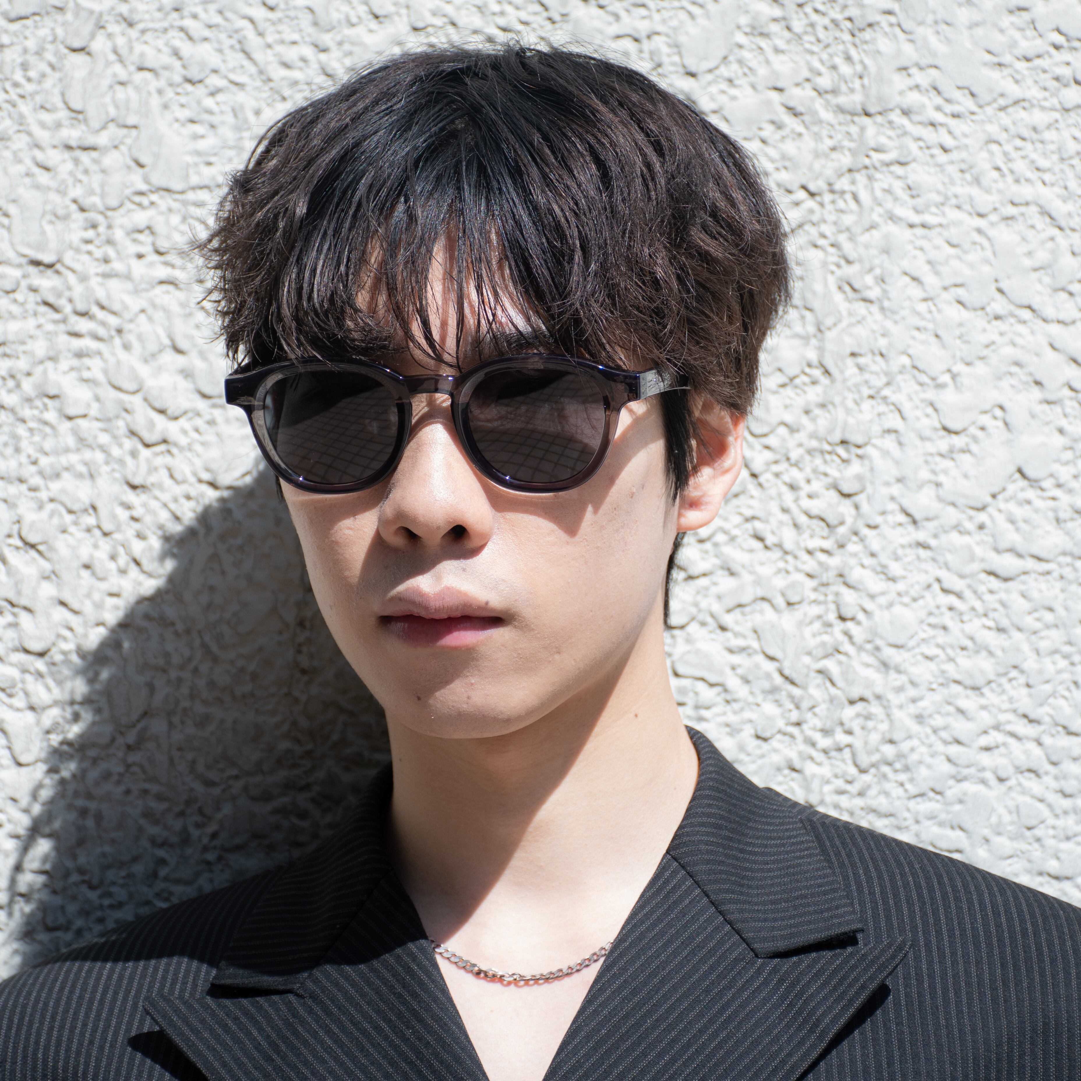 クリアグレー×ブラックレンズ