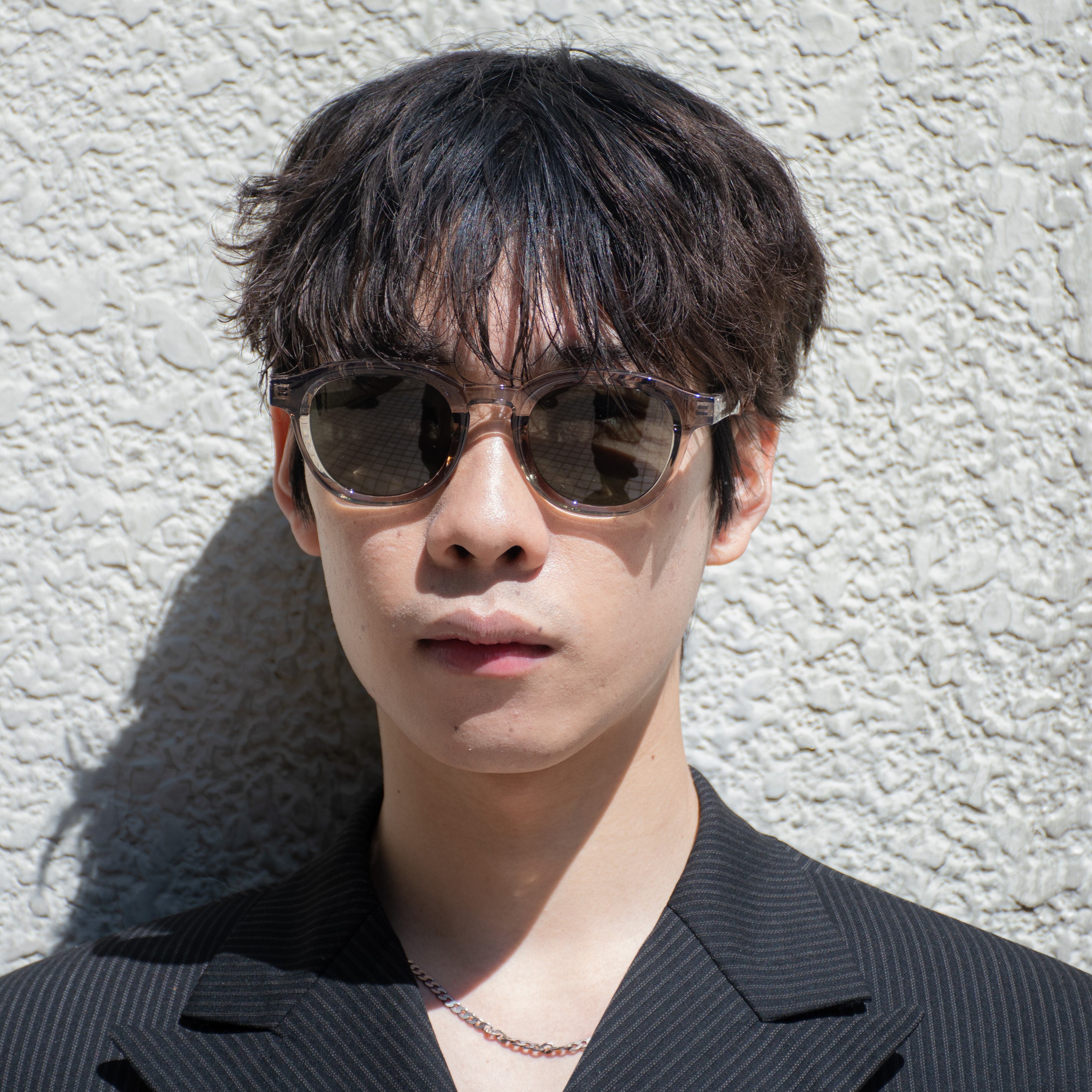 クリアグレー×フカミドリレンズ