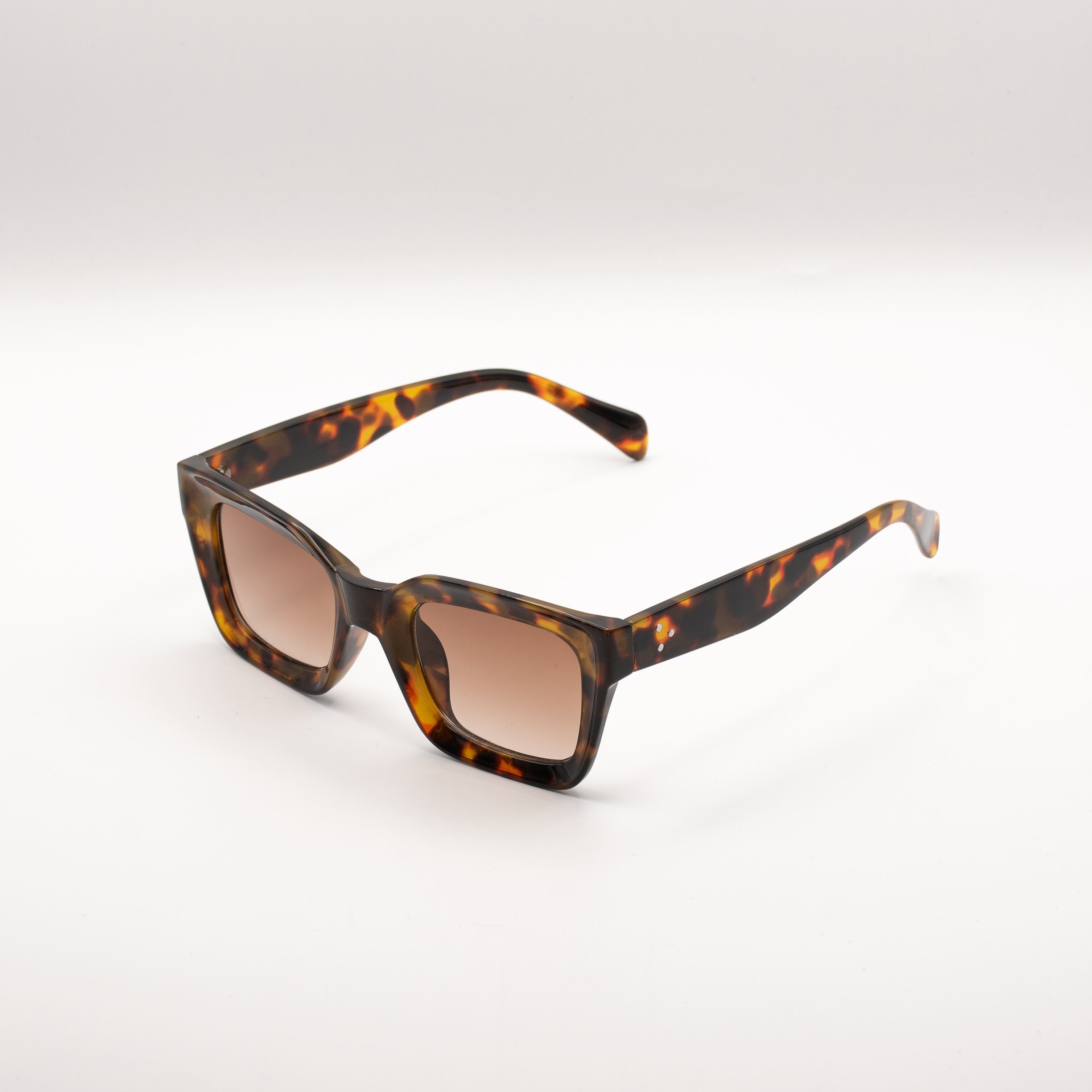 ベッコウ×グラデーションブラウンレンズ