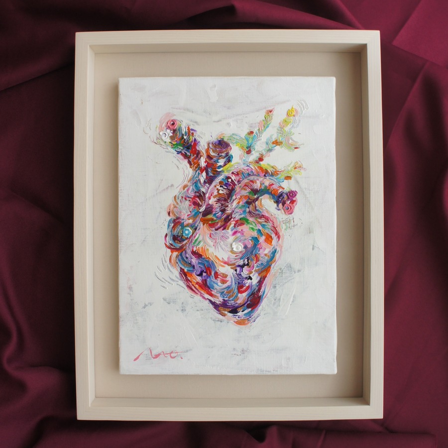 Hand-painted by infinity artist NAO, Japan.