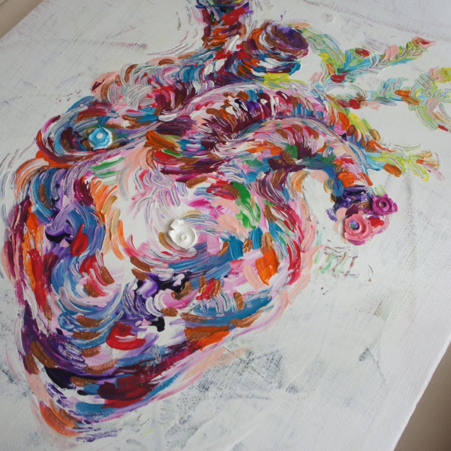 Hand-painted by infinity artist NAO, Japan.