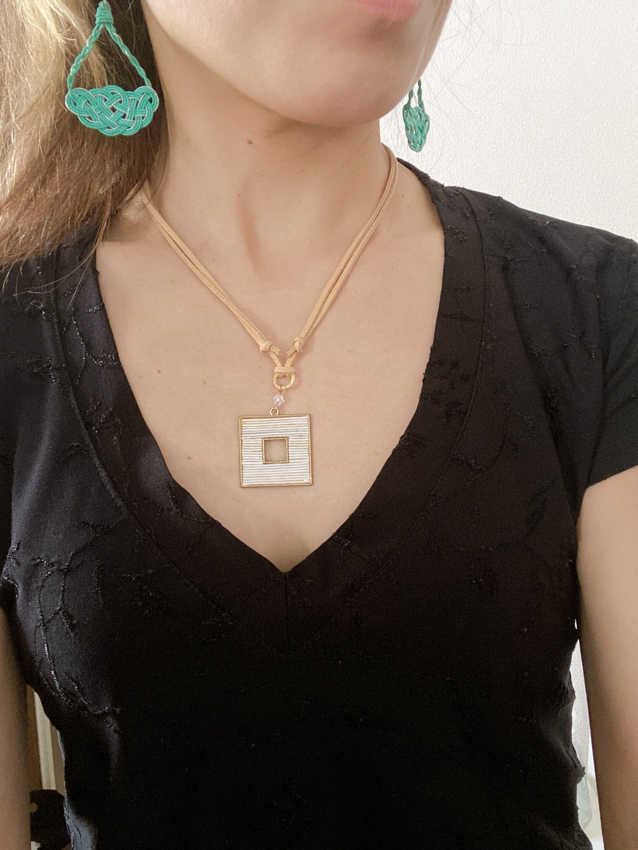 紐を短くしたとき