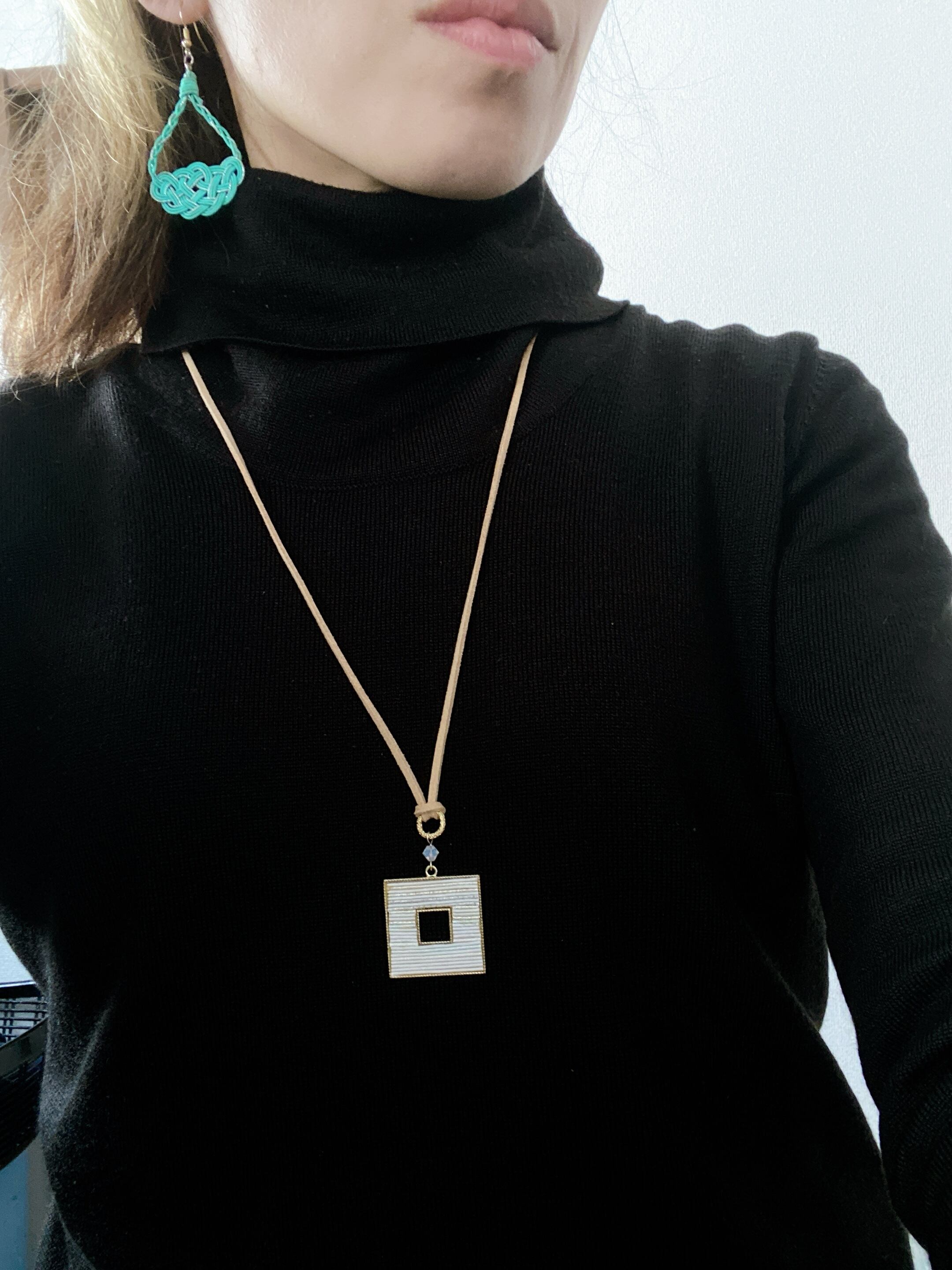 紐を長くしたとき