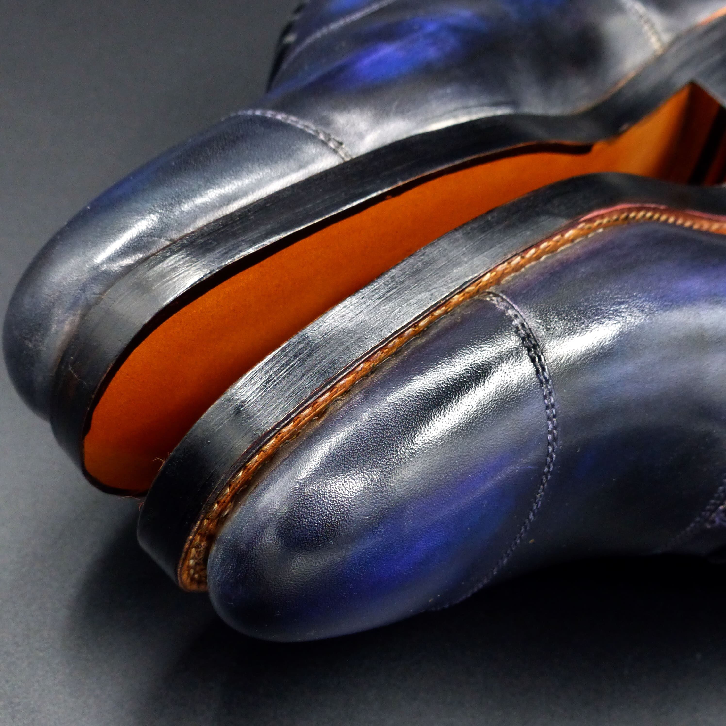 迫力のWレザーソール