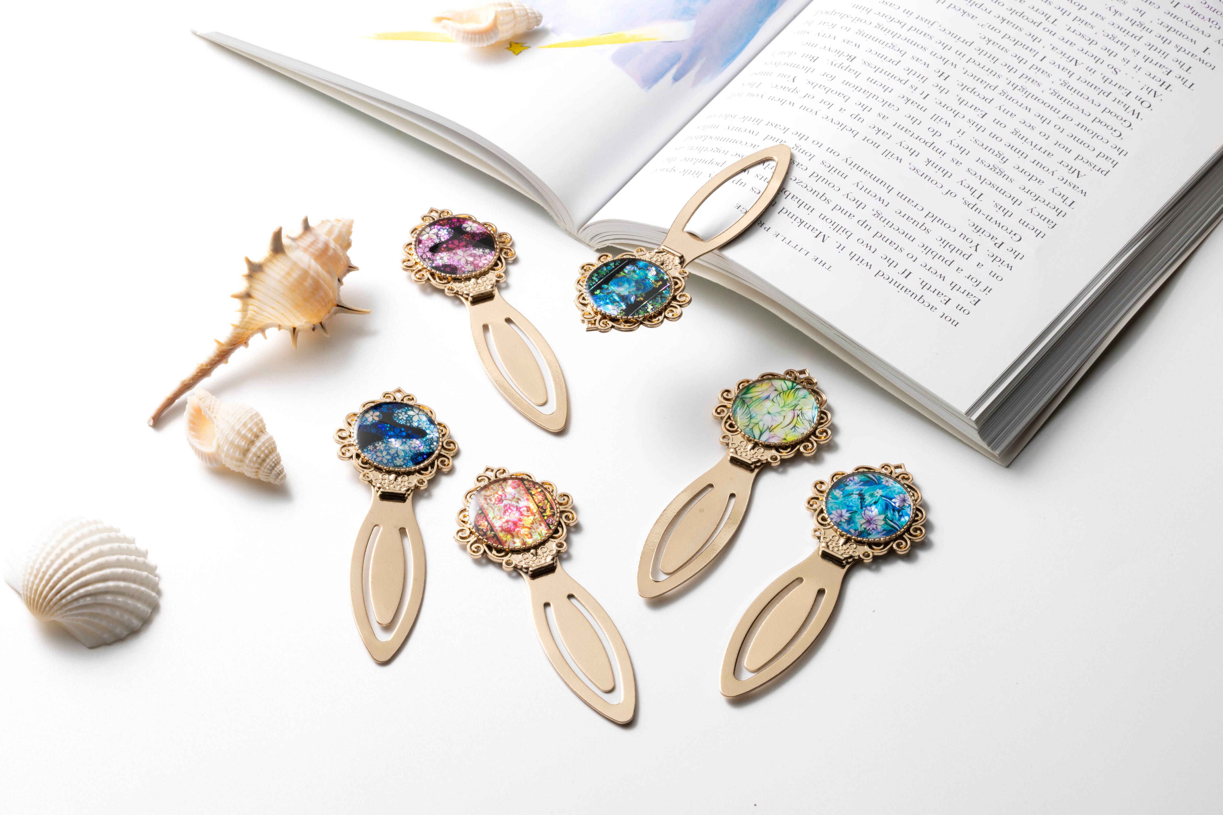 天然貝ブックマーカー・しおり ☆ クッキーフェスティバル ｜シェル