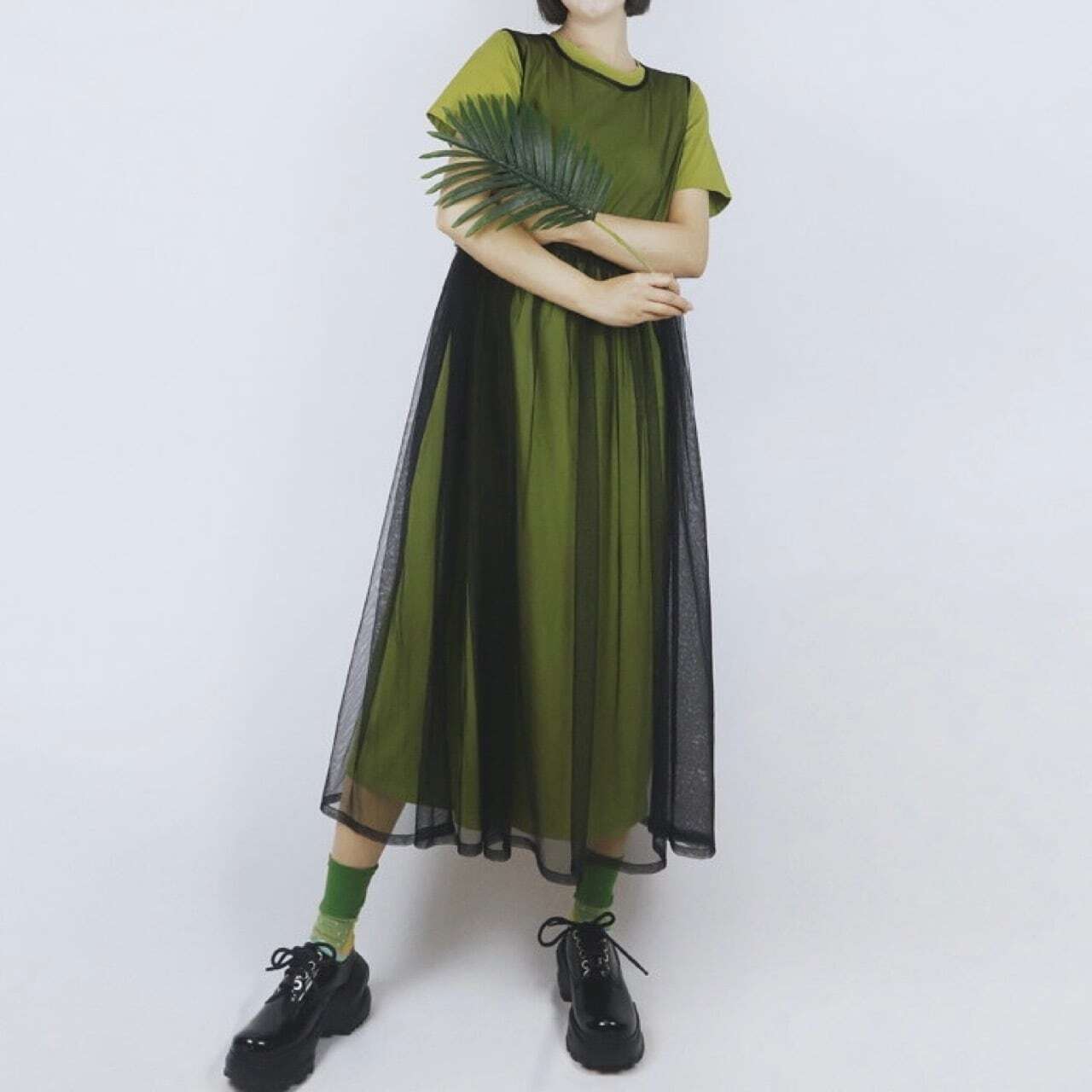 Mesh One Layer Cover Skirt <6colors>