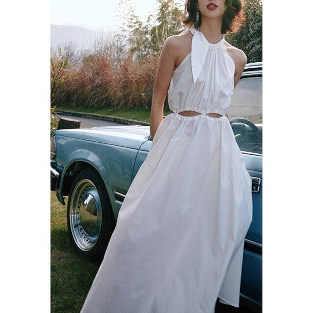 3.ウエストオープンワンピース