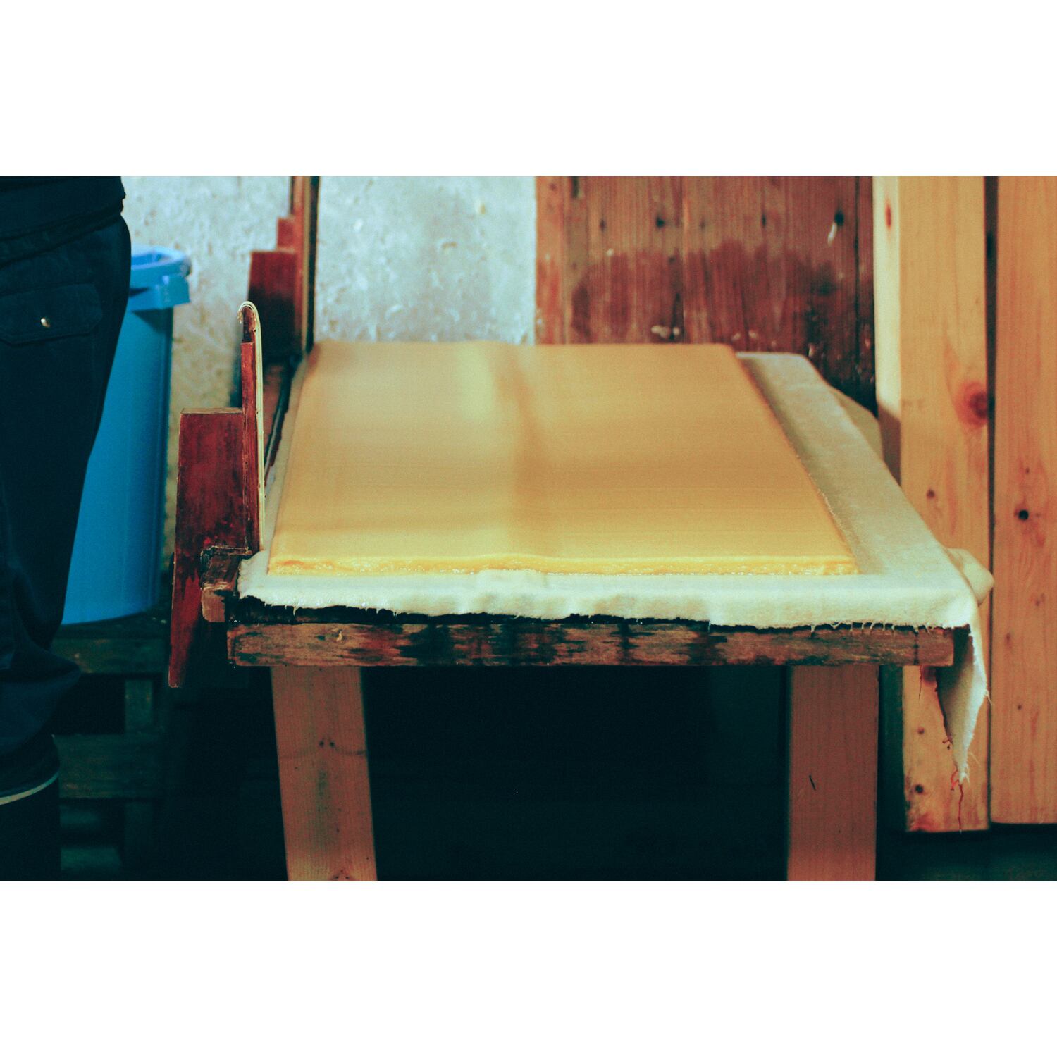 一晩かけて脱水する