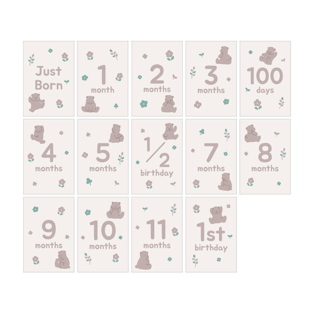 マンスリーカード（くま）