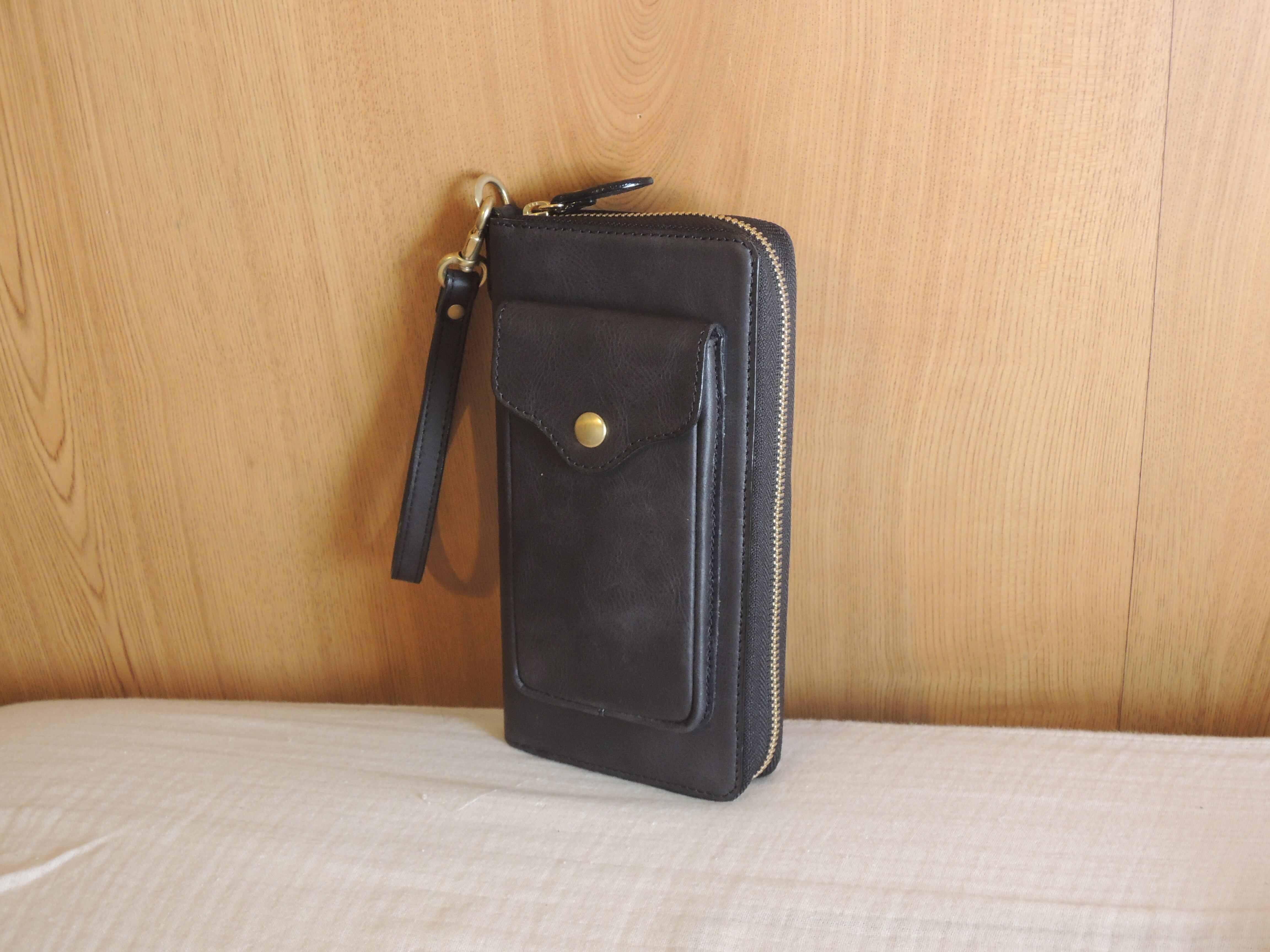 スマホポケットを取り付けてサイズを大きく