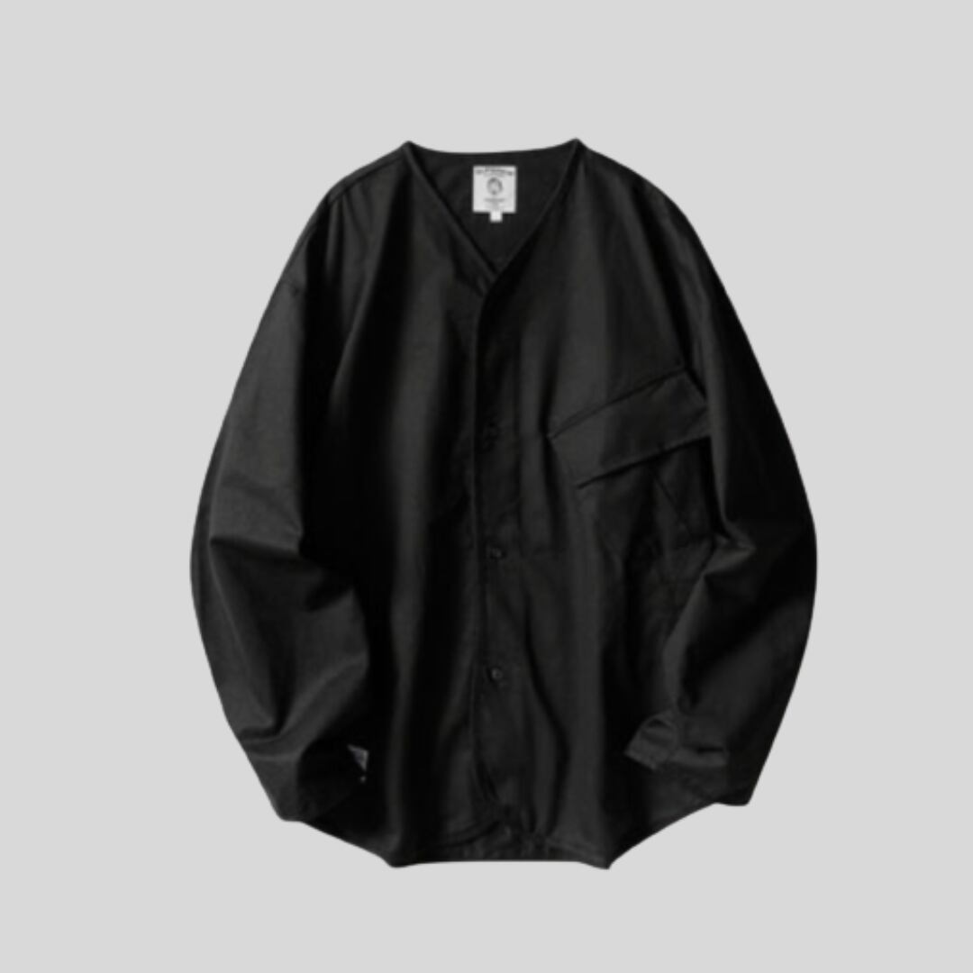 ツーリング ポケット カジュアル オールマッチ コート シャツ A0075