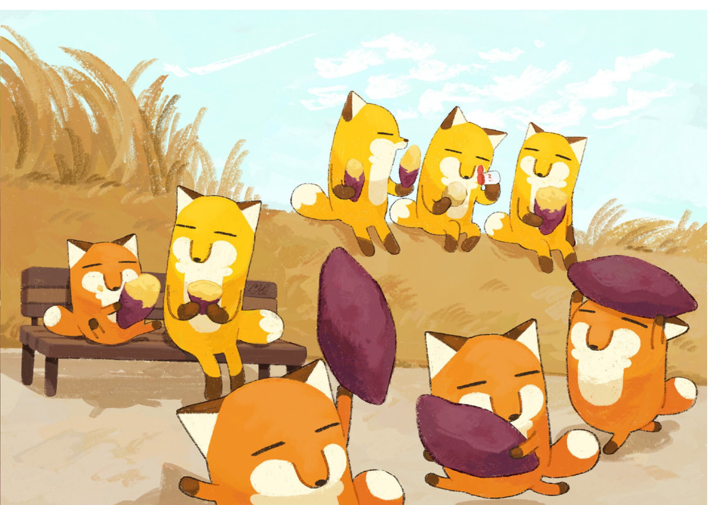 キツネとこぎつねたち ／ ミサキ | Arquet