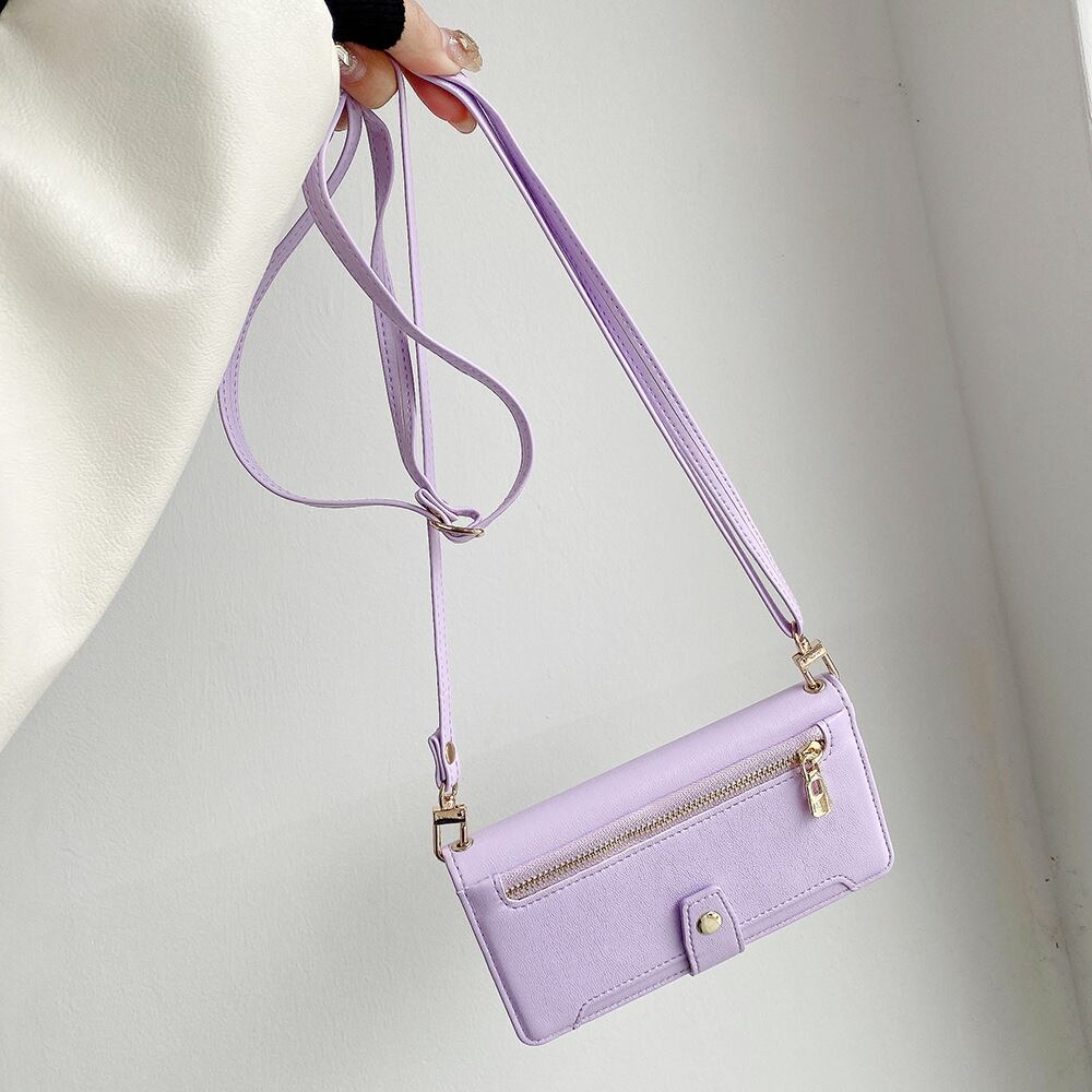 肩掛けストラップ：パープル