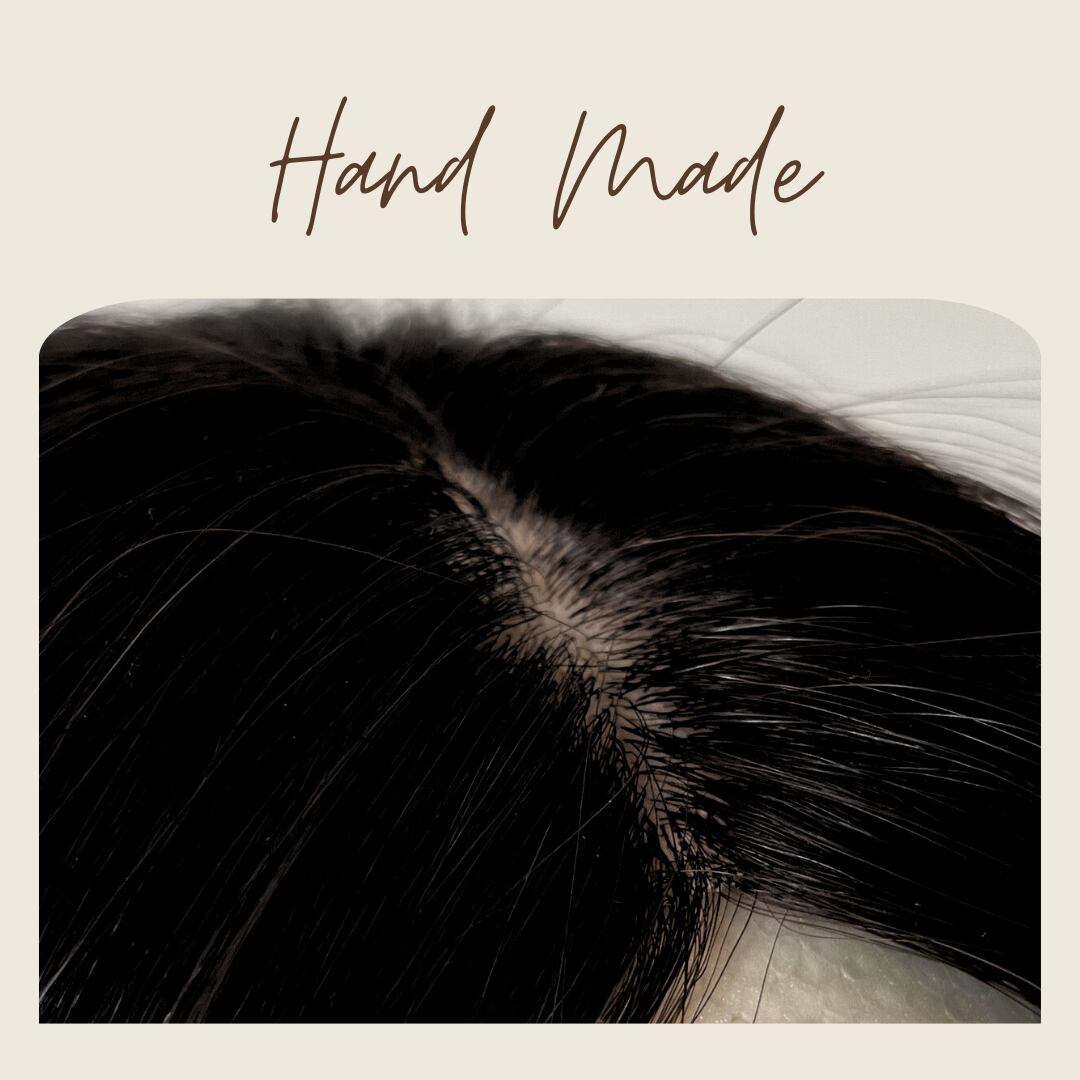 ナチュラルブラック / 長さ15cm / ベース14×16cm】シルクスキン