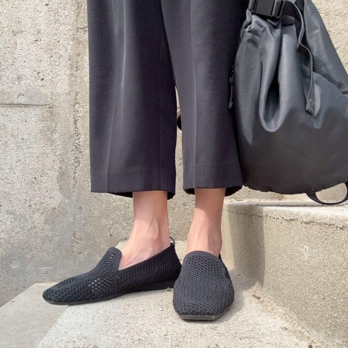 square-MESH / BLACK | Offen