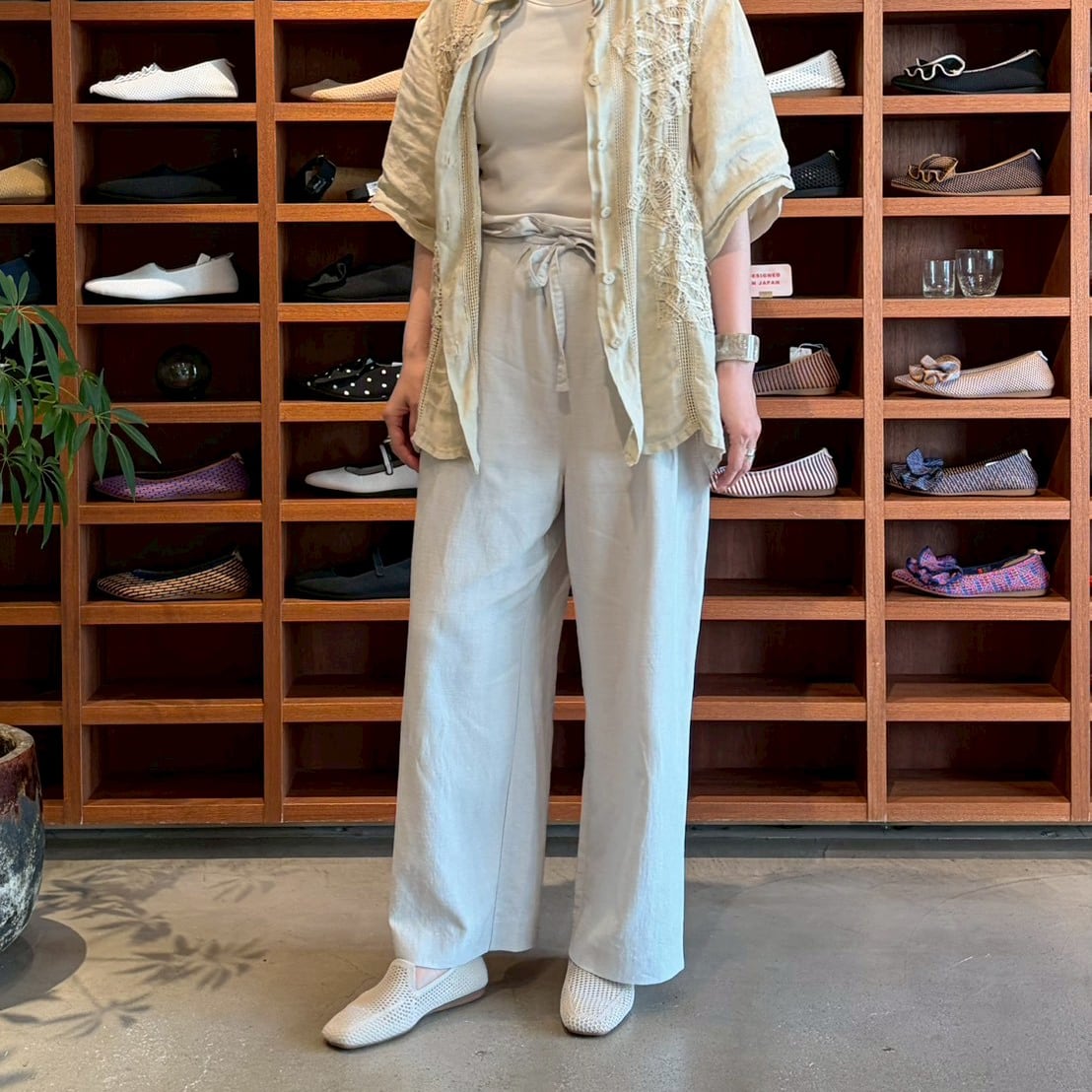 square-MESH / BEIGE | Offen