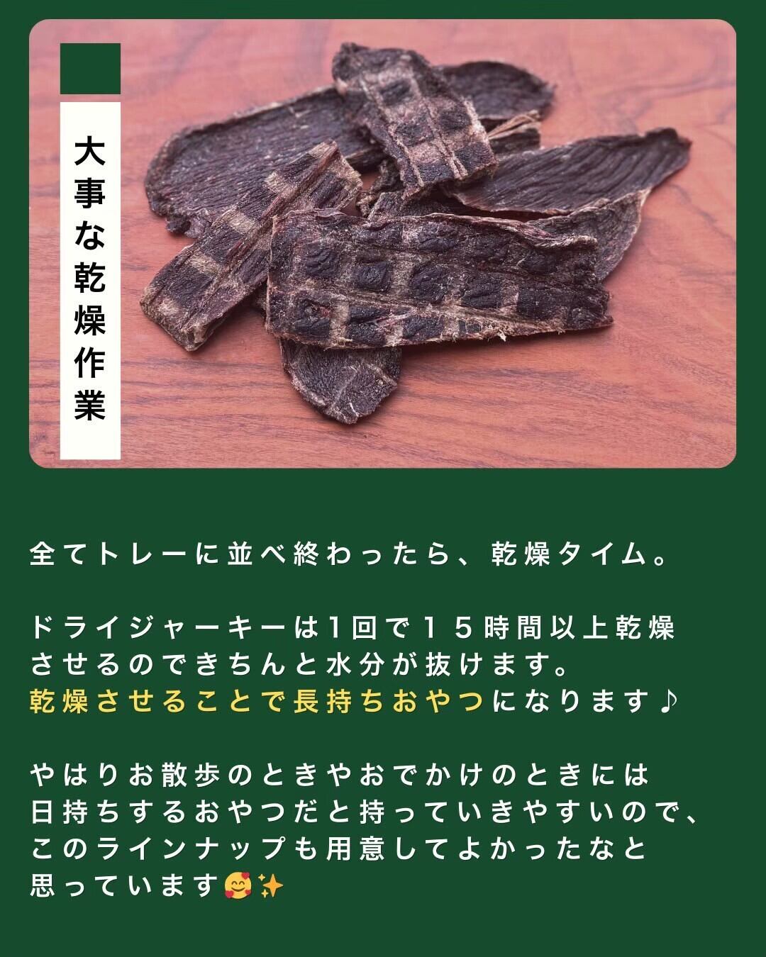 定番】エゾ鹿肉ドライジャーキー 50g（ペット用） | EZOG