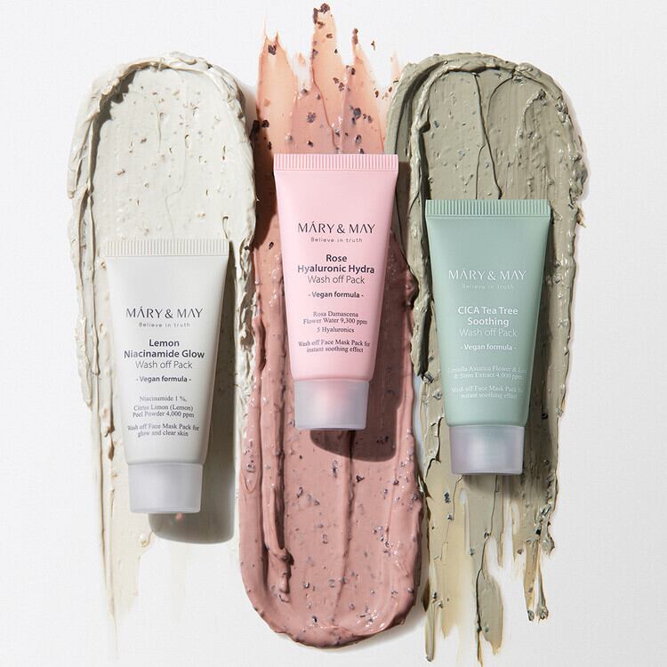 MARYANDMAY VEGAN WASH OFF MASK MINI GIFT SET/ヴィーガン ウォッシュ