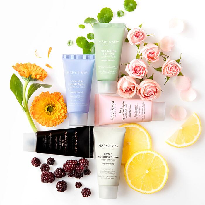 MARYANDMAY VEGAN WASH OFF MASK MINI GIFT SET/ヴィーガン ウォッシュ