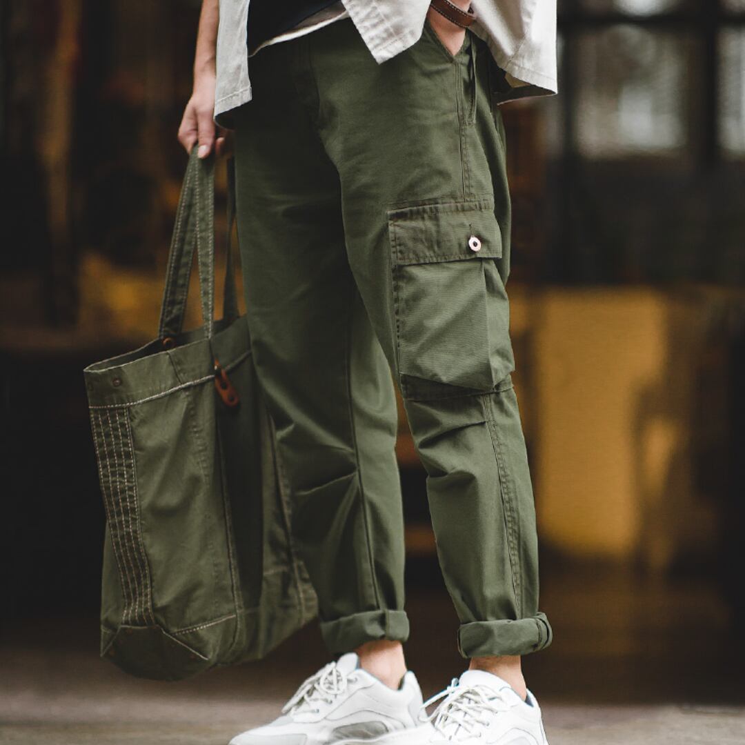 トラウザーズ ストレート タフガイ カジュアル パンツ A0145