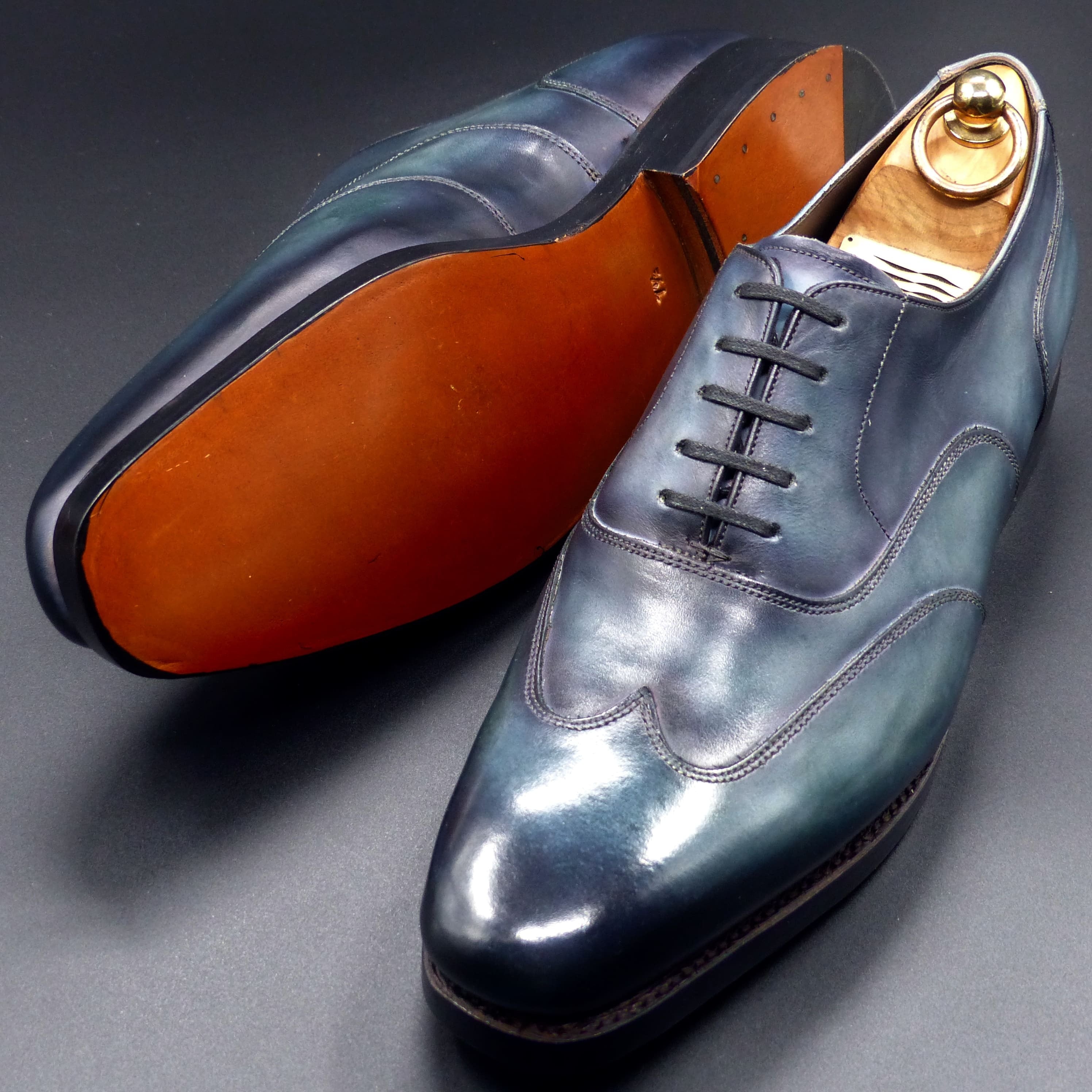 マラカイト・グリーン パティーヌ仕上げ