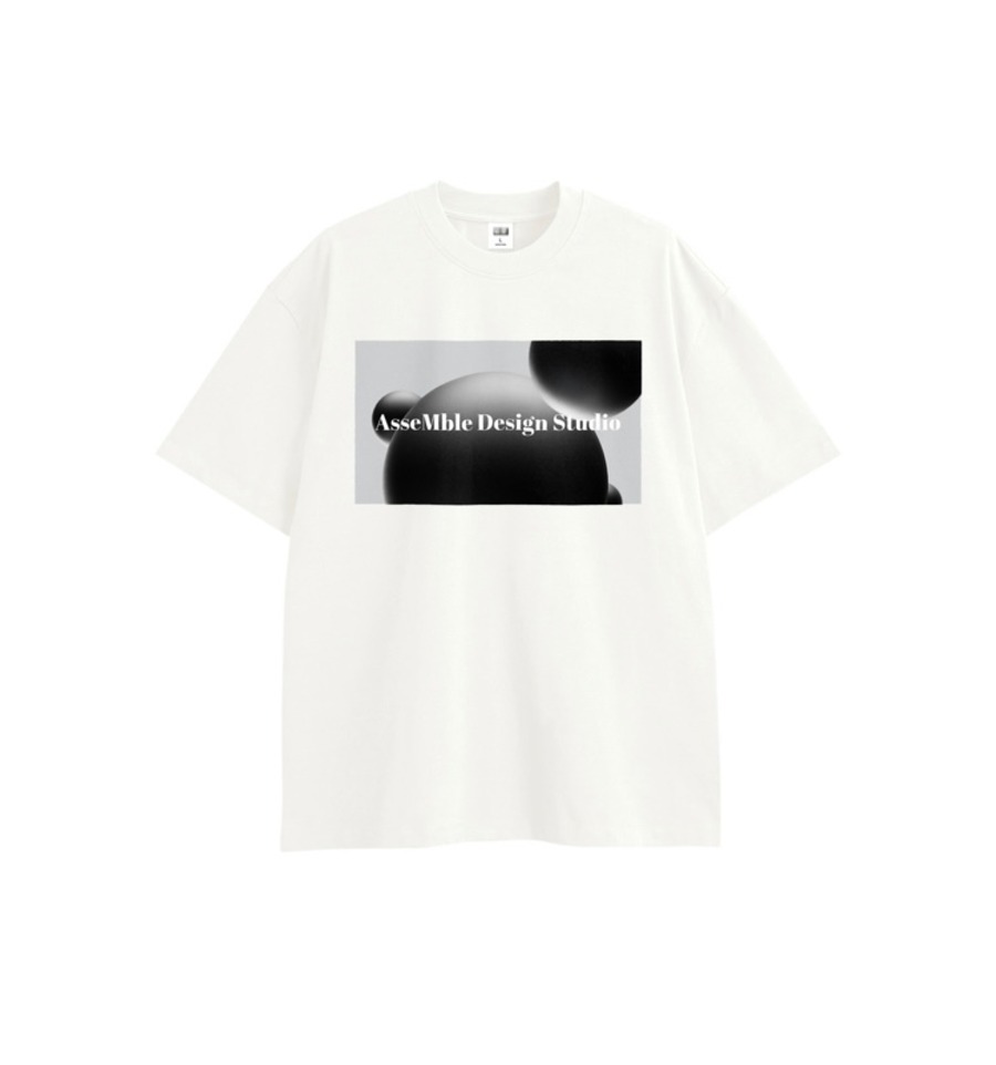Oversized cotton T-shirt(white)