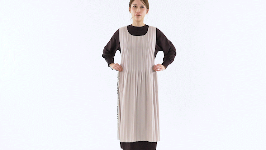 伸縮性・身幅 T-Prati 1、2、3、5共通 です。普段15-17号サイズを着用されている方も◎