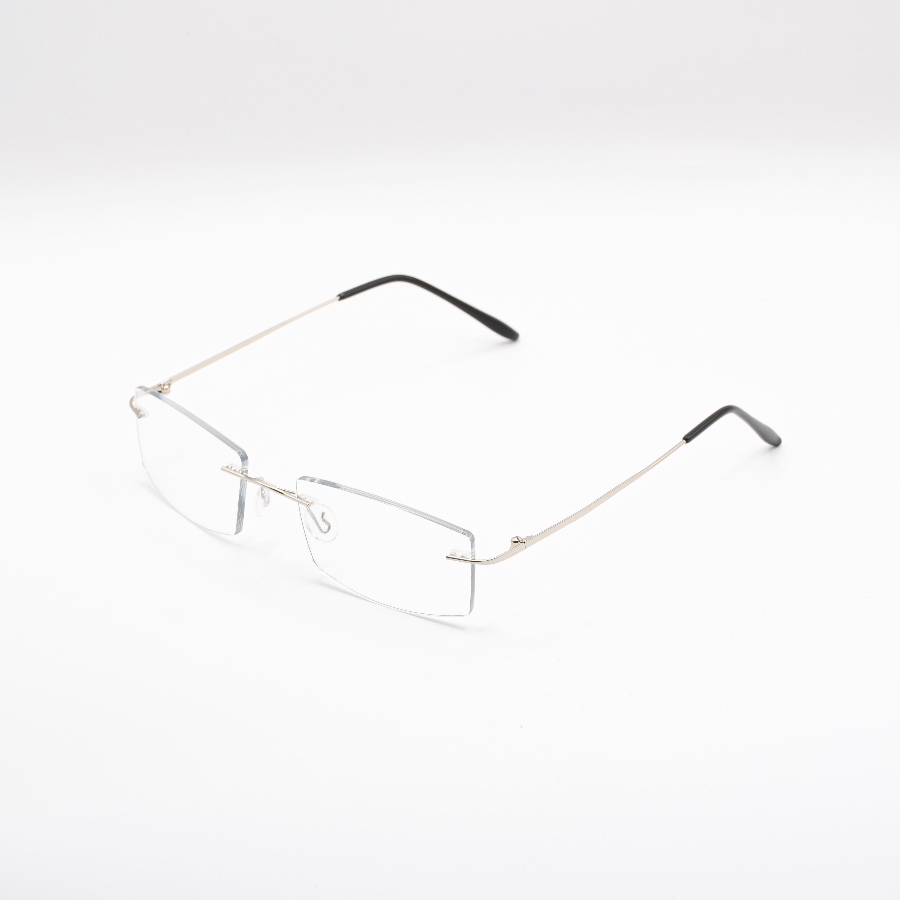 シルバー×クリアレンズ