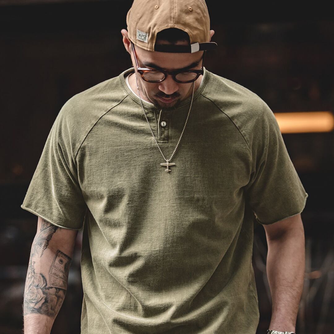 レトロ オールド アメリカン タフガイ Tシャツ A0099