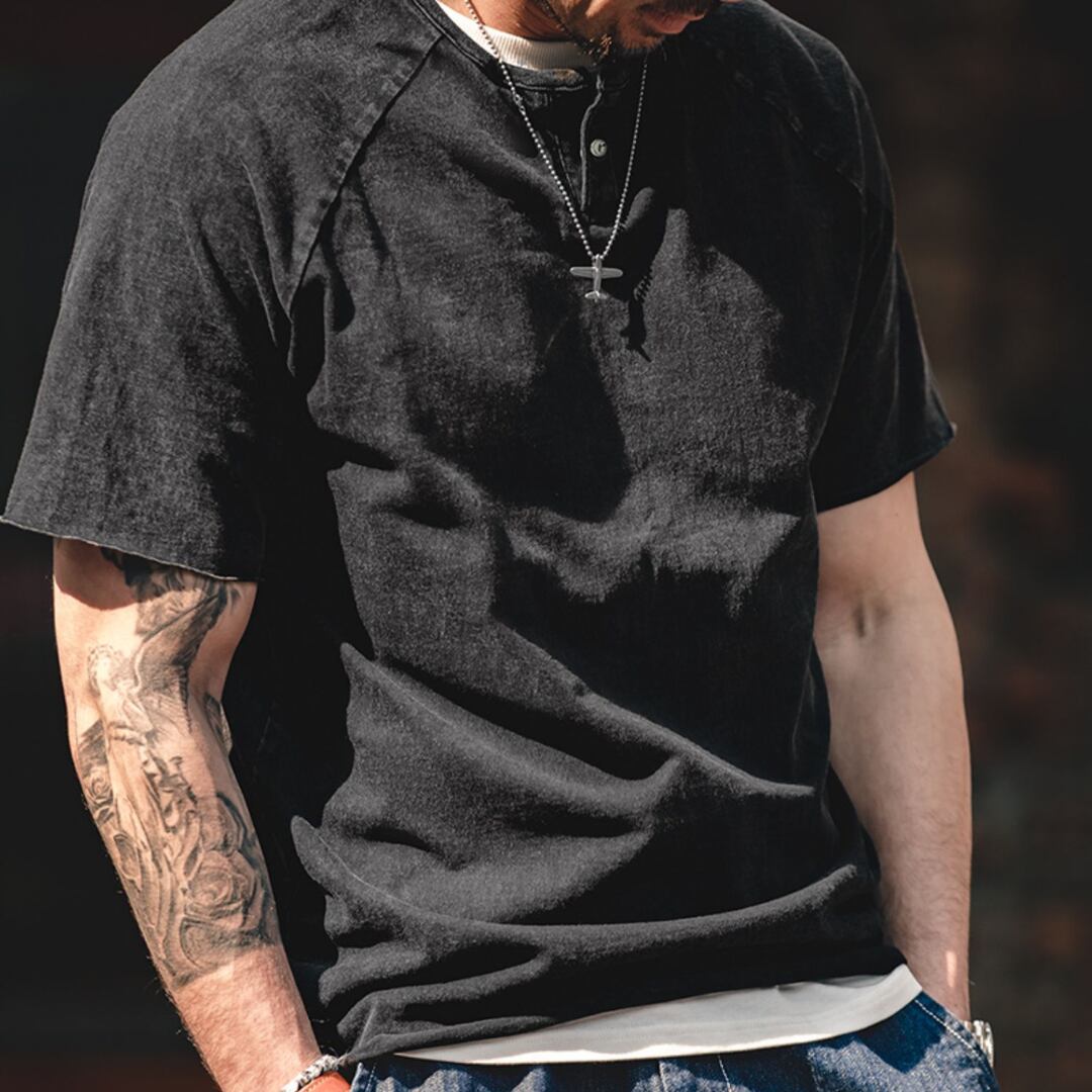 レトロ オールド アメリカン タフガイ Tシャツ A0099