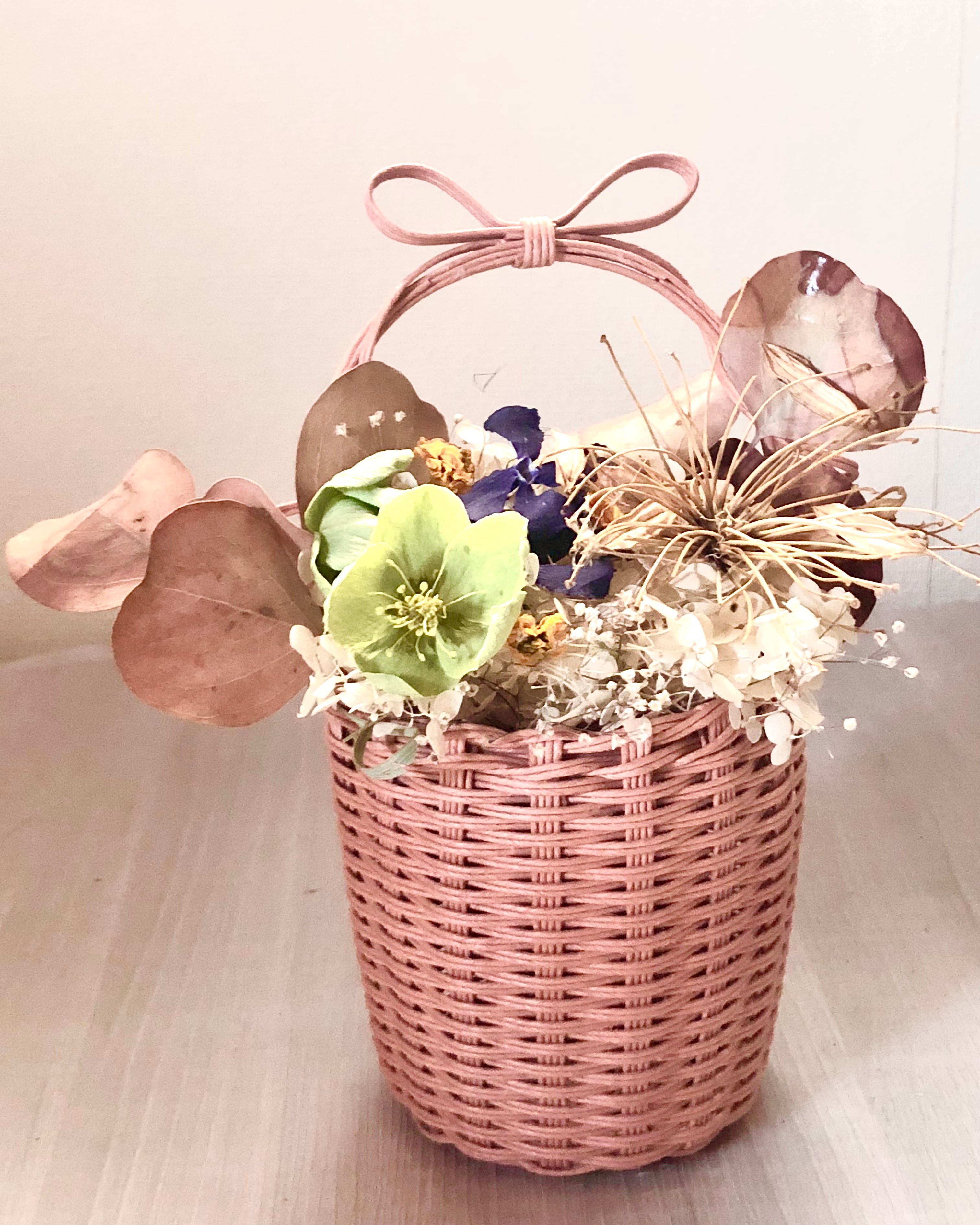 クラフトテープ　バスケット 第30作☆クラフトバンド＊カゴバスケット＊ハードタイプテープ