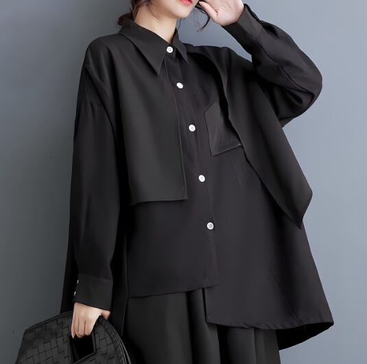 Asymmetry design shirt C0107