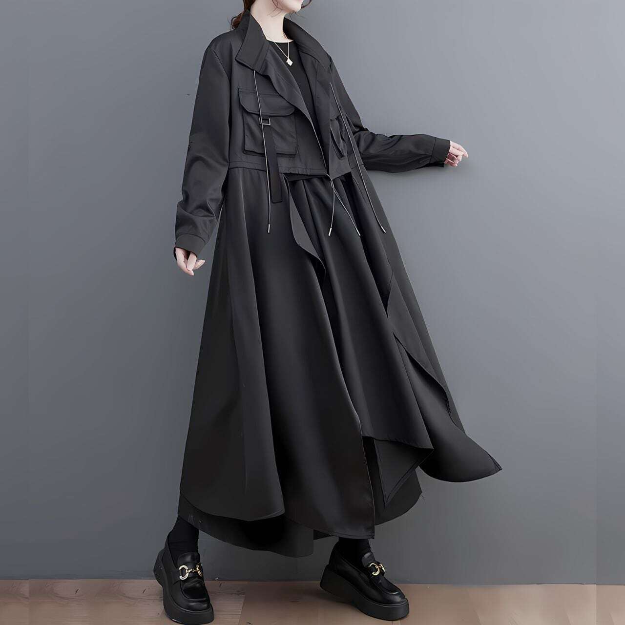 Street style chestercoat【2color】 C0043