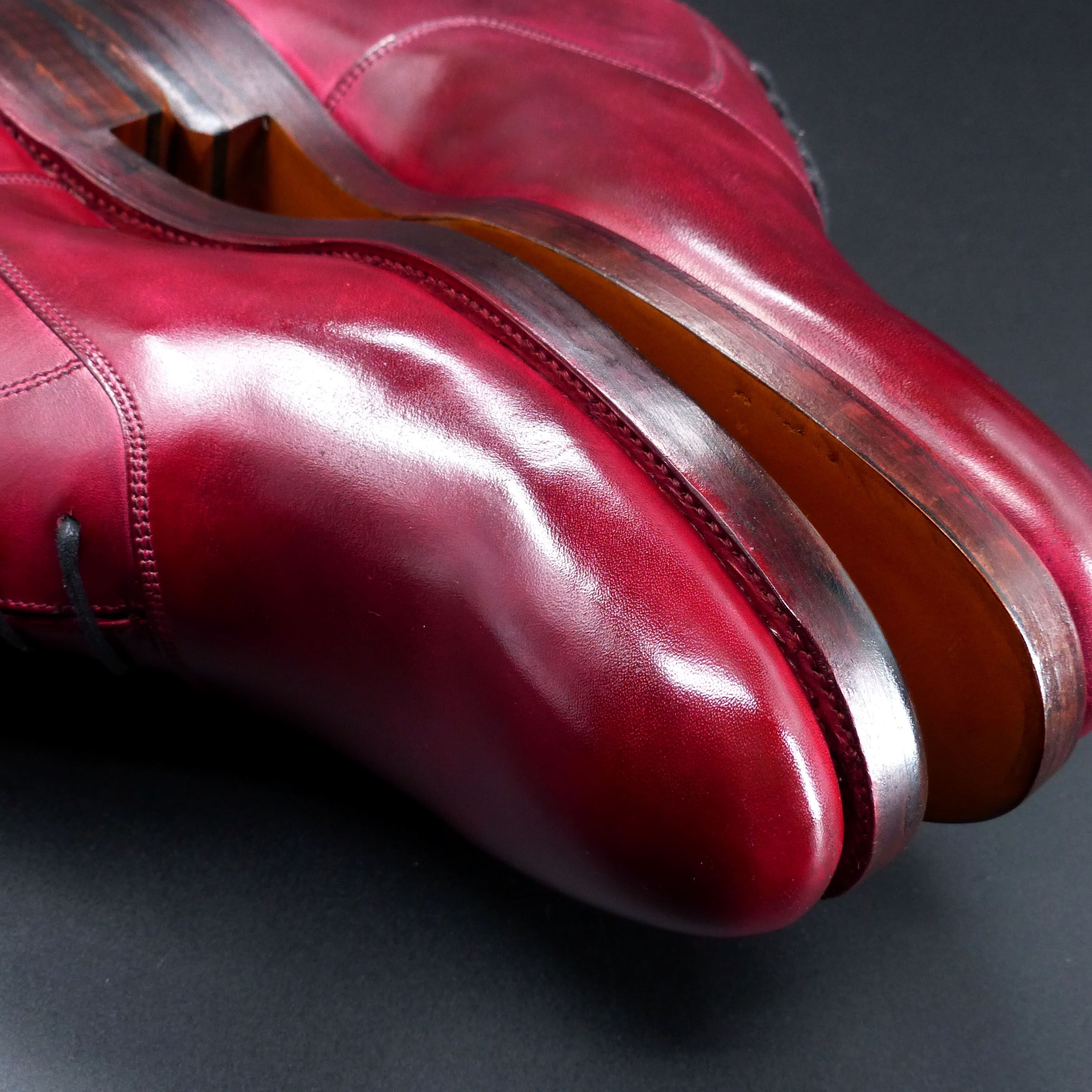 磨き抜かれた美コバのＷレザーソール